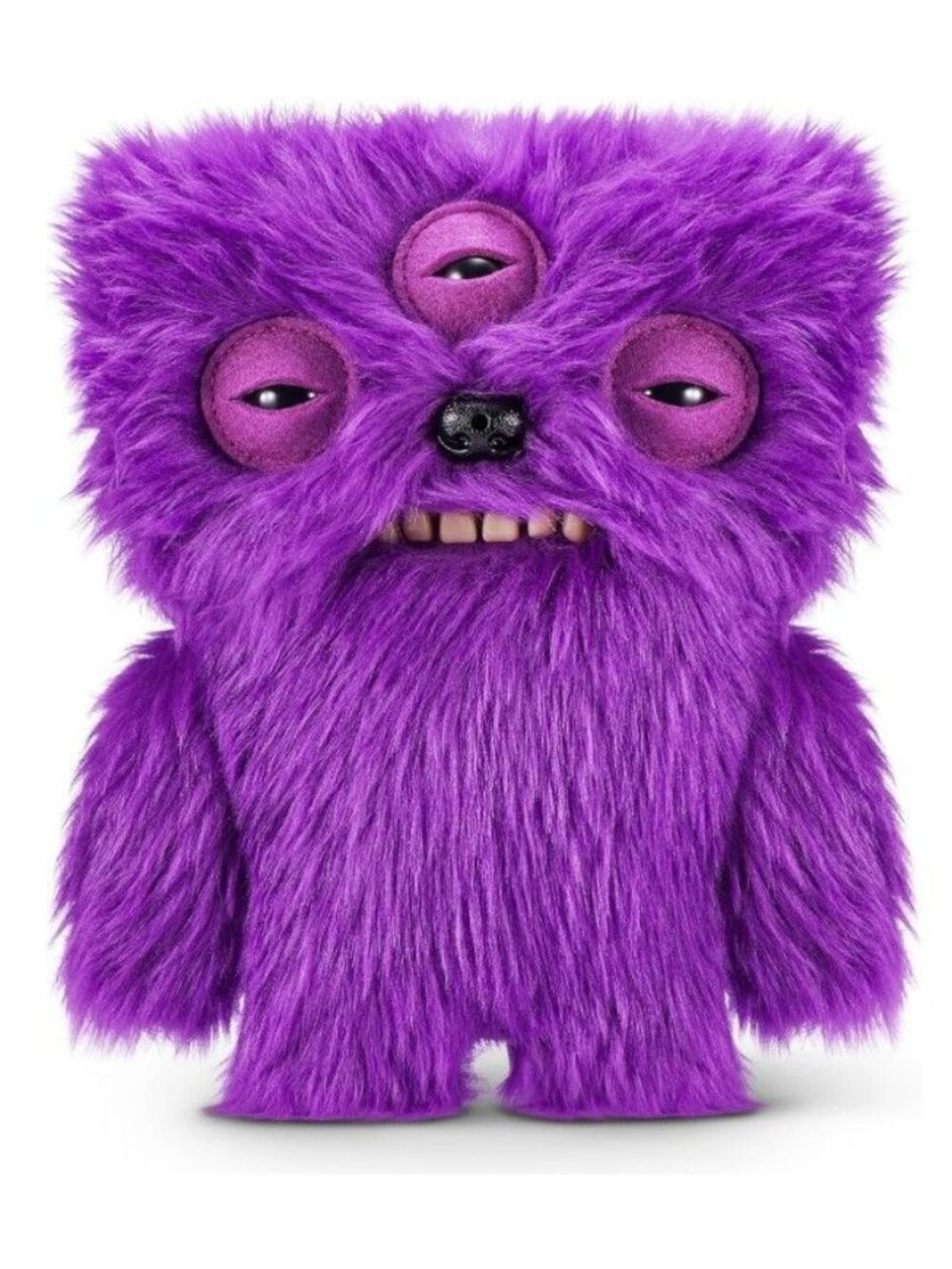 ZURU Fuggler Fart Face Series 1 Purple Alien 3-Eyed 9” Funny Ugly Monster NIB